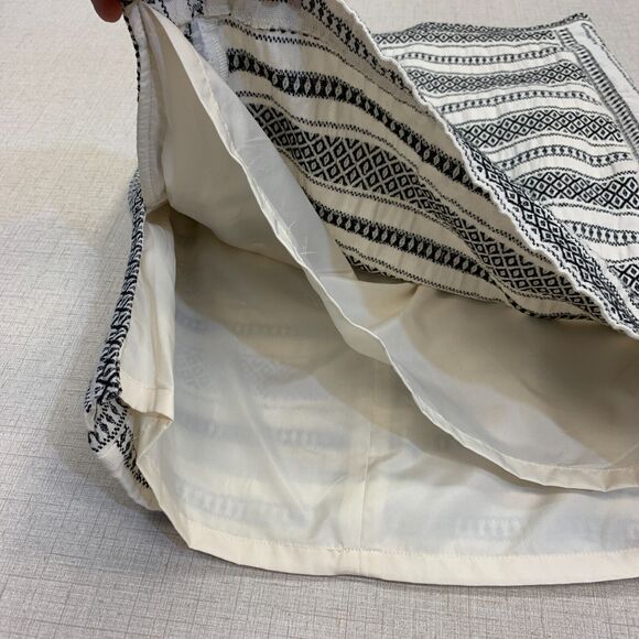 Loft Ann Taylor Zip Up Pencil Woven Skirt Petite 10 P Double Side Slit Lined - Picture 4 of 10